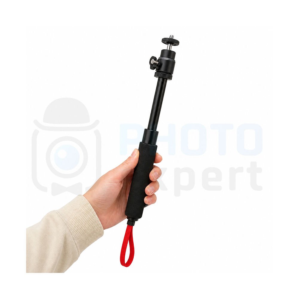 Mini-trepied pentru cameră sau telefon, cu cap sferic