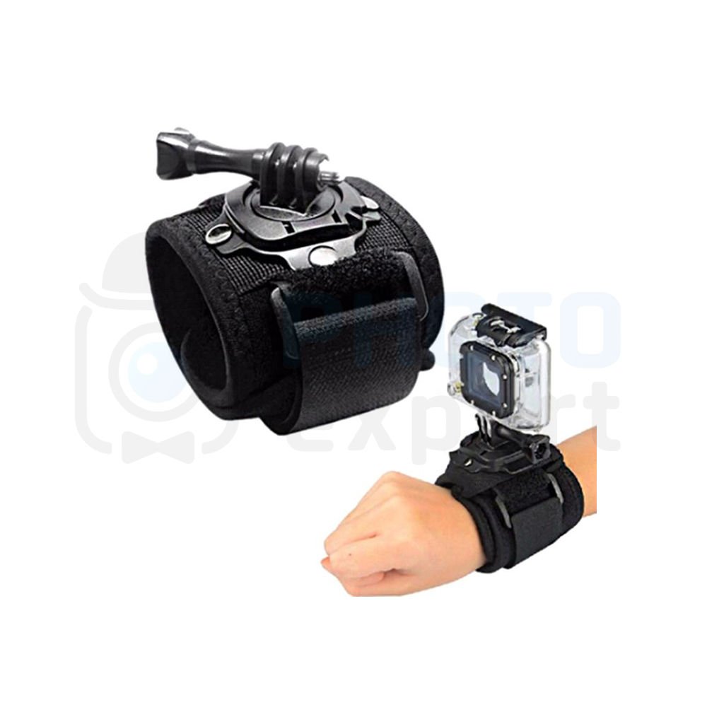 Suport rotativ de încheietură pentru GoPro