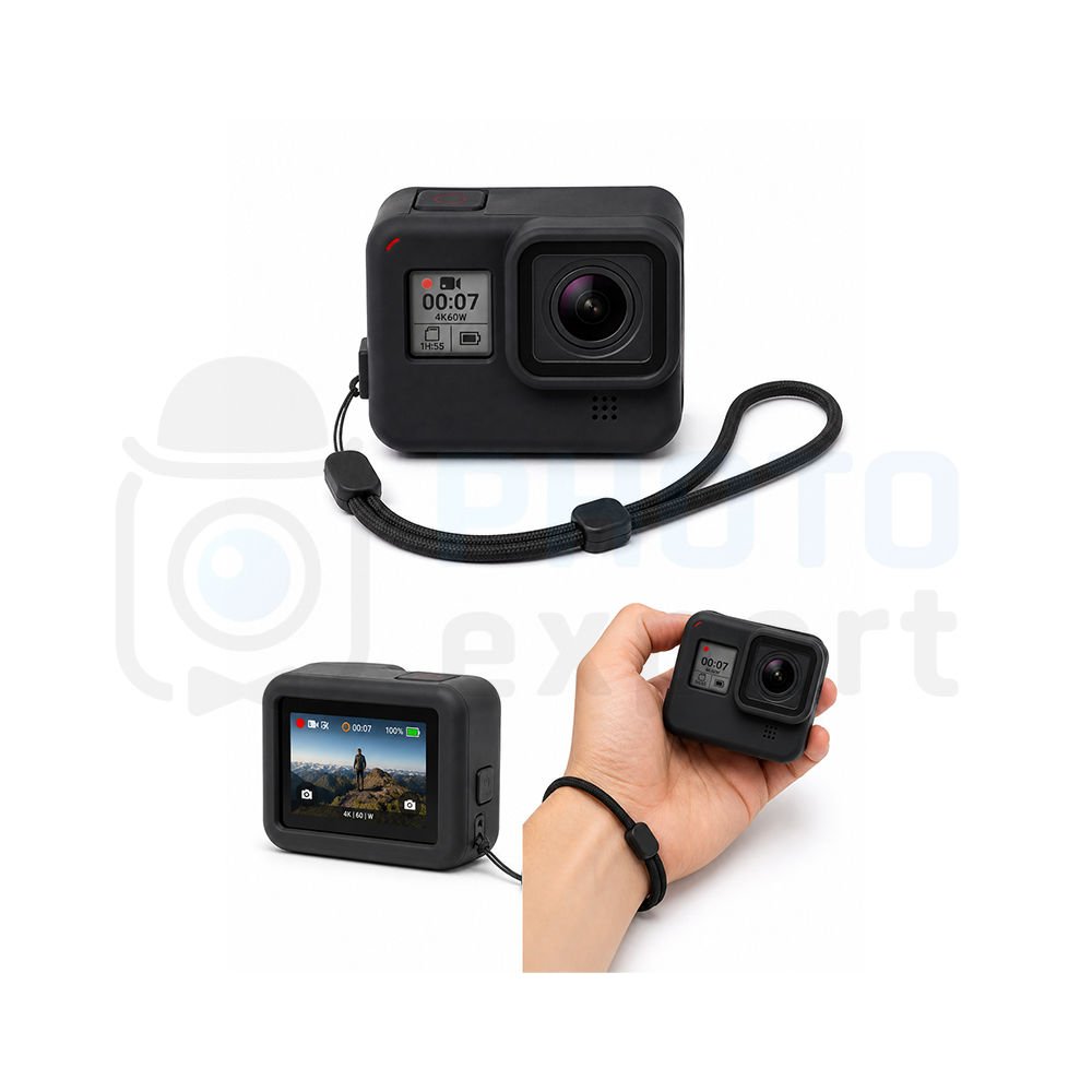 Husă din silicon cu curea de mână pentru GoPro 9/10/11/12